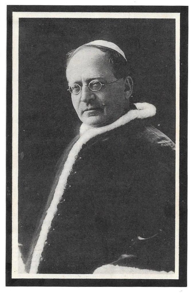 Paus Pius XI bidprentje, Verzamelen, Ophalen of Verzenden, Bidprentje