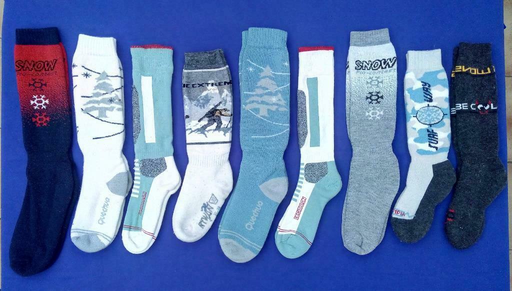 Chaussettes de ski  T 35 - 38  Mixte, Garçon ou Fille, Comme neuf, Enlèvement, Chaussettes