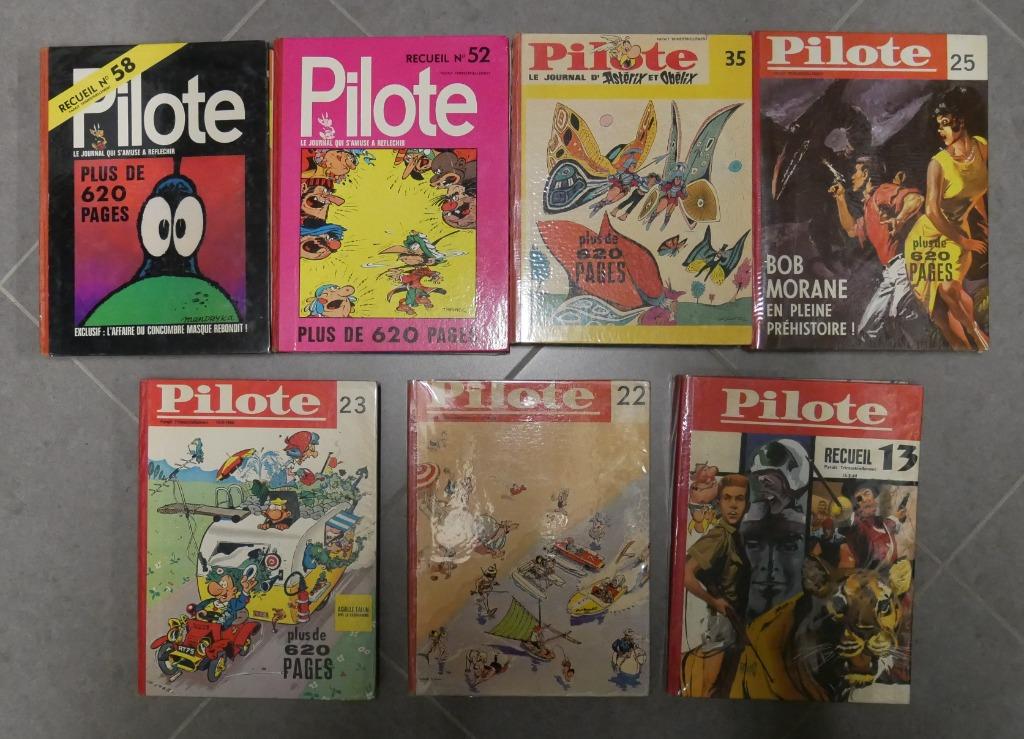 BD Pilote N 13 22 23 25 35 52 58, Ophalen of Verzenden, Gelezen