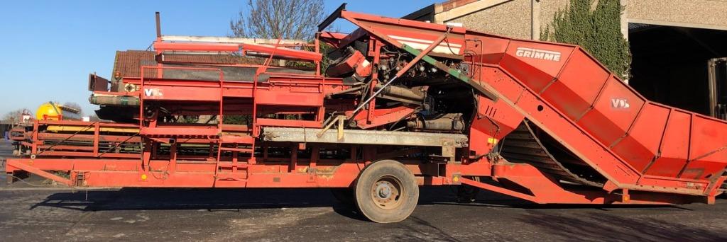 Grimme RH 24-60 stortbak/bunker aardappelen, Ophalen