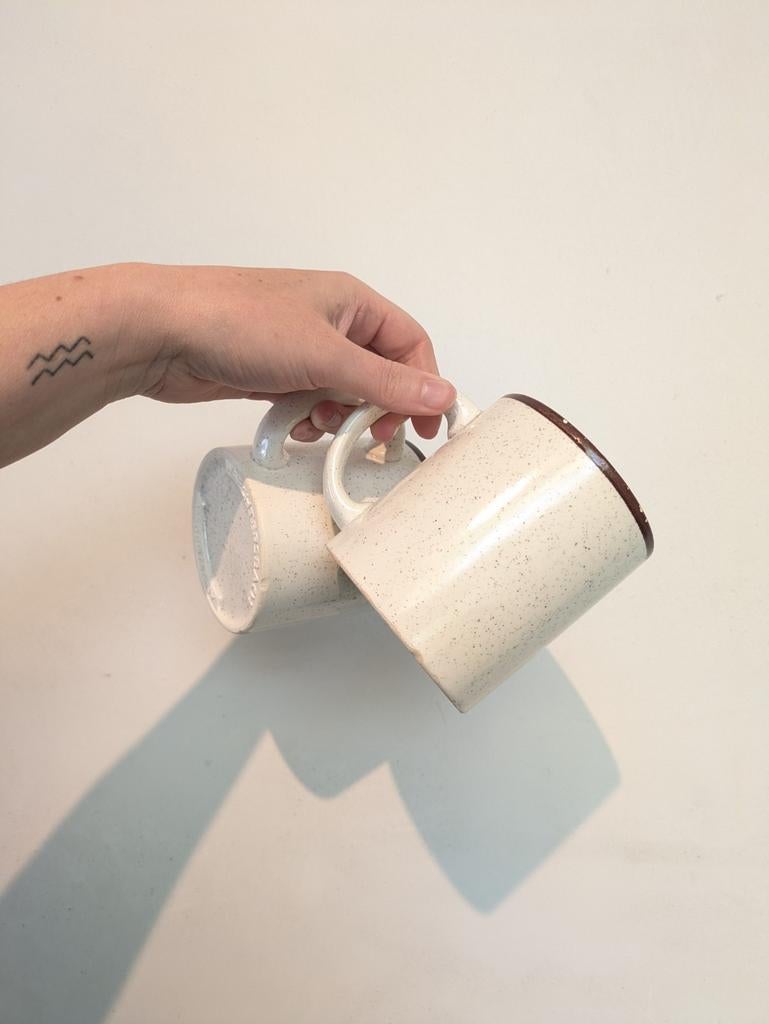 West-Germany tassen, Enlèvement ou Envoi, Utilisé, Poterie, Tasse(s) et/ou soucoupe(s)