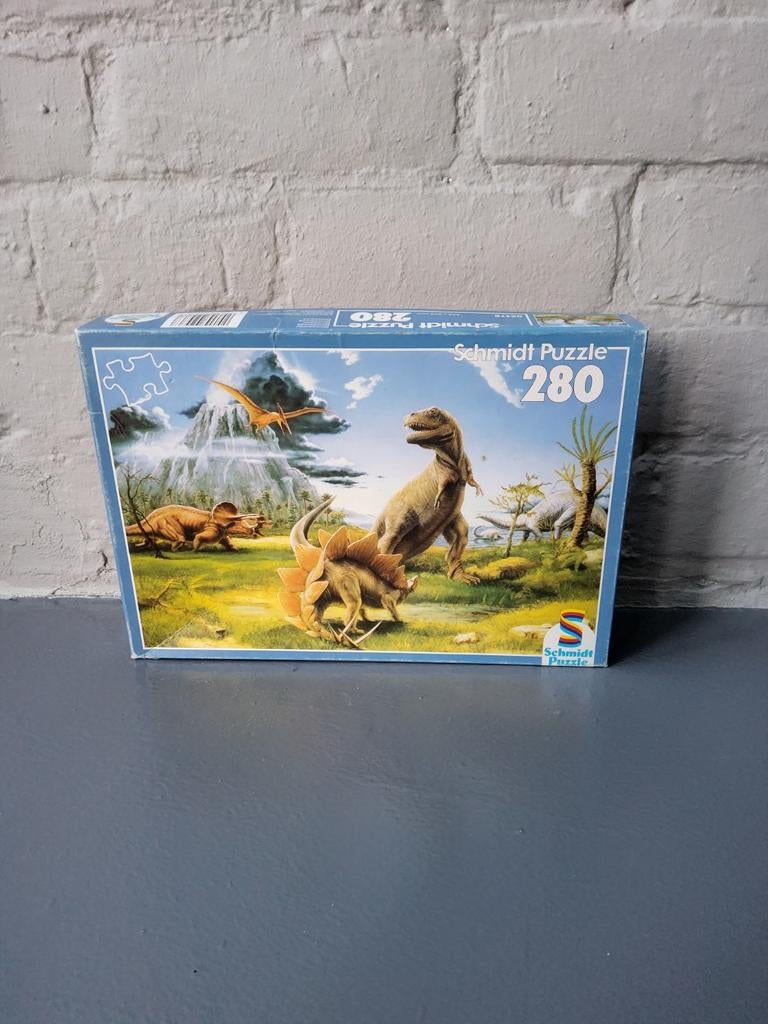 Dinosauriërs puzzel Schmidt puzzle, Ophalen of Verzenden, Zo goed als nieuw, Complete set