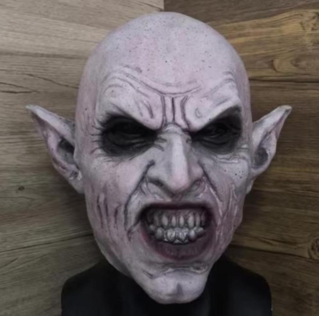 Horror full face latex masker Nosferatu, Hobby en Vrije tijd, Ophalen of Verzenden, Nieuw