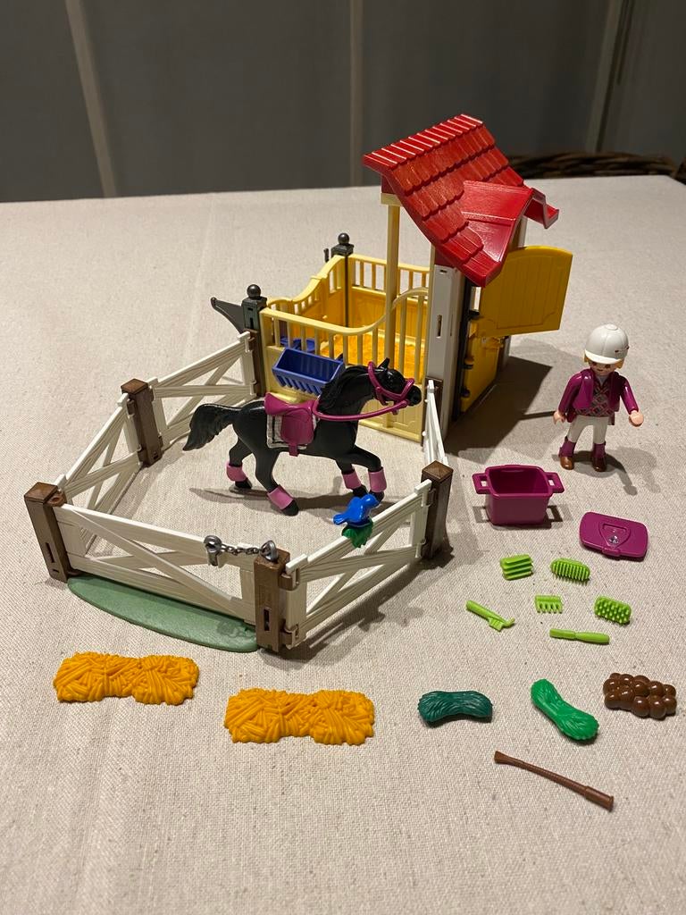 Playmobil arabier met paardenbox (6934), Kinderen en Baby's, Ophalen of Verzenden, Zo goed als nieuw