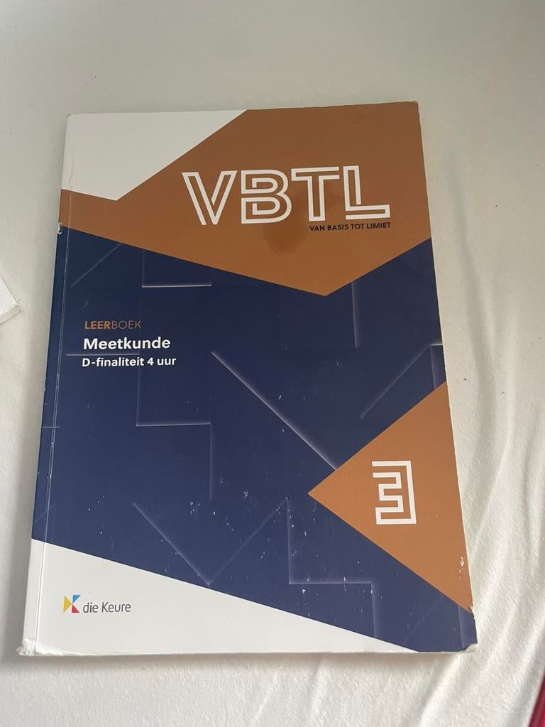 VBTL 3 – leerboek meetkunde (D – 4 uur) , Enlèvement ou Envoi, Utilisé, Néerlandais