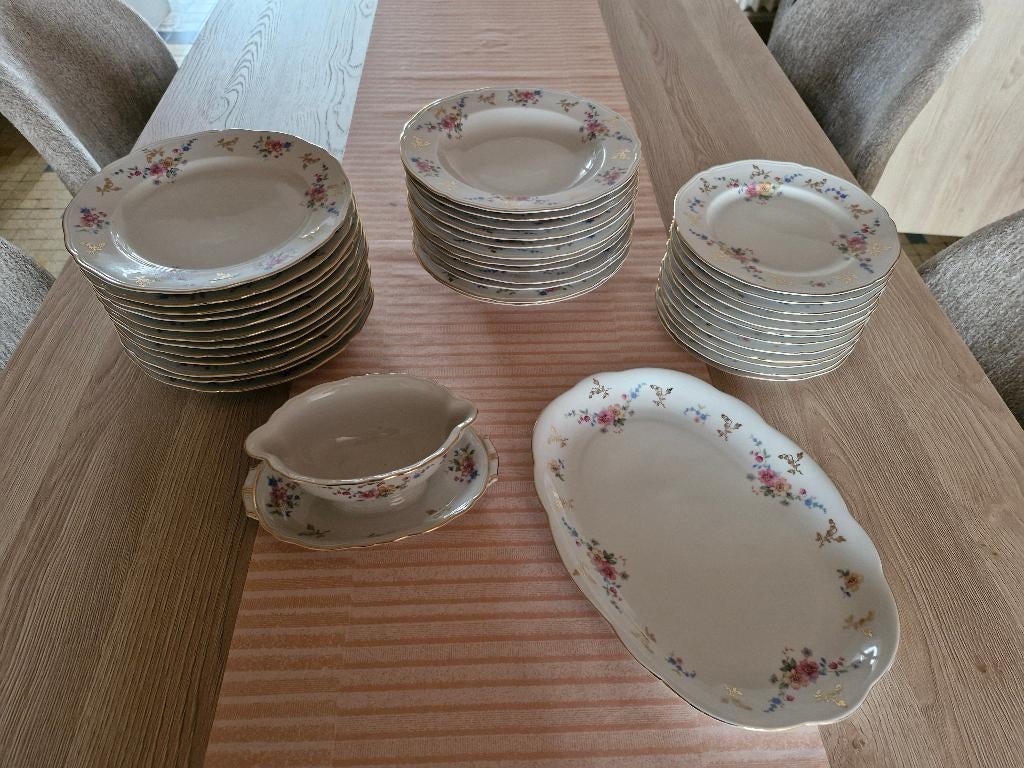 Vintage eetservies (12 personen), Enlèvement