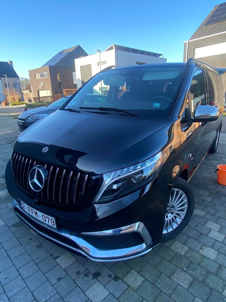 Mercedez-benz vito Tourer 119CDI  L3 lichte vracht, Auto's, 4 deurs, Parkeersensor, Zwart, Particulier