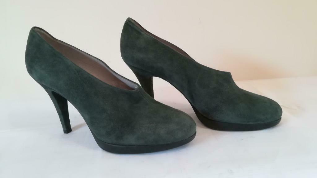 804A * UNISA prachtige groene volledig lederen pumps (40), Pumps, Verzenden, Nieuw, Groen