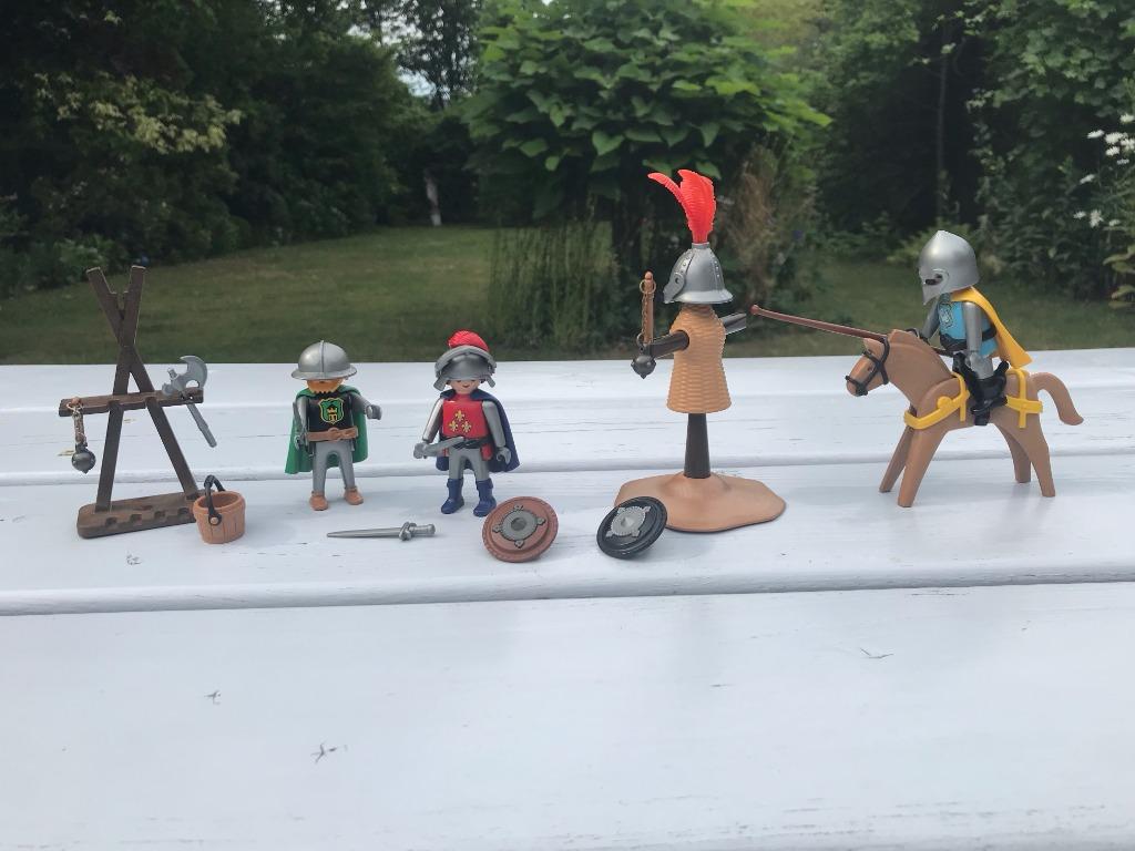 zeldzame Playmobil 3668 Ridders Knights training field '93, Enlèvement ou Envoi, Neuf, Ensemble complet