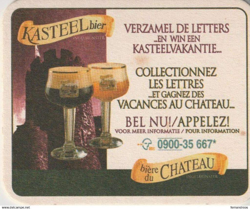 SOUS-BOCK SOUS-VERRE KASTEEL BIER BIERE DU CHATEAU, Collections, Enlèvement ou Envoi, Neuf, Sous-bock, Autres marques