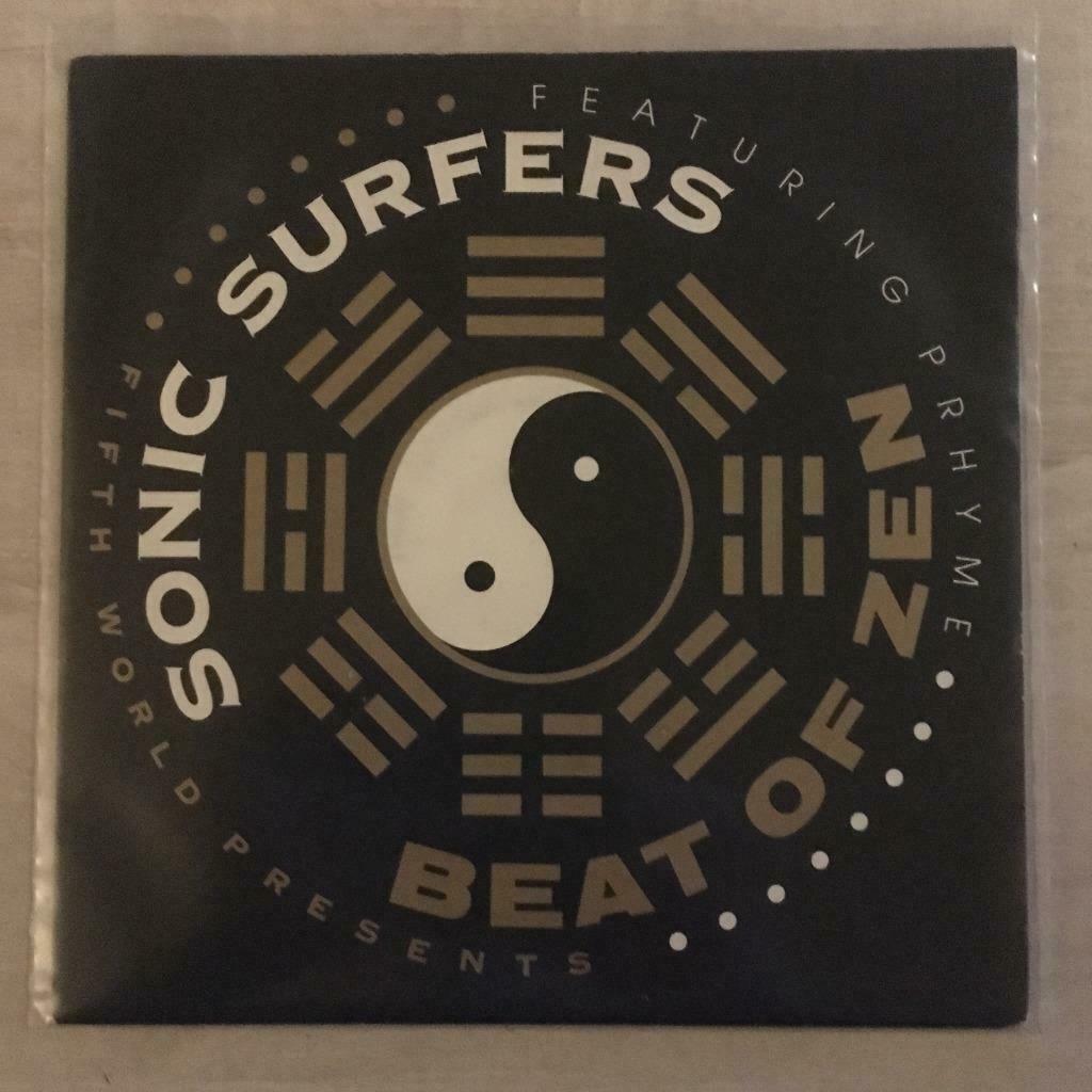 7" Sonic Surfers Featuring Prhyme - Beat Of Zen VG+, Verzenden