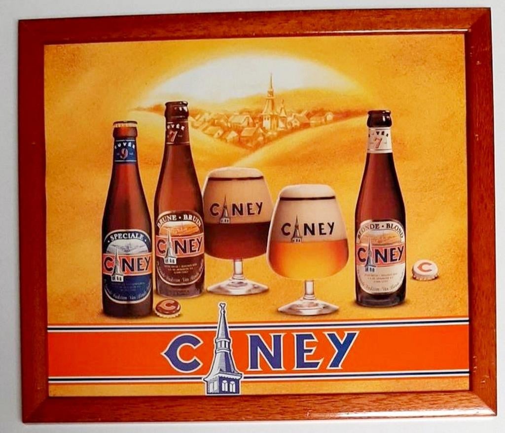 CINEY BIER/KADER, Verzamelen, Biermerken, Ophalen, Zo goed als nieuw, Reclamebord, Plaat of Schild, Overige merken