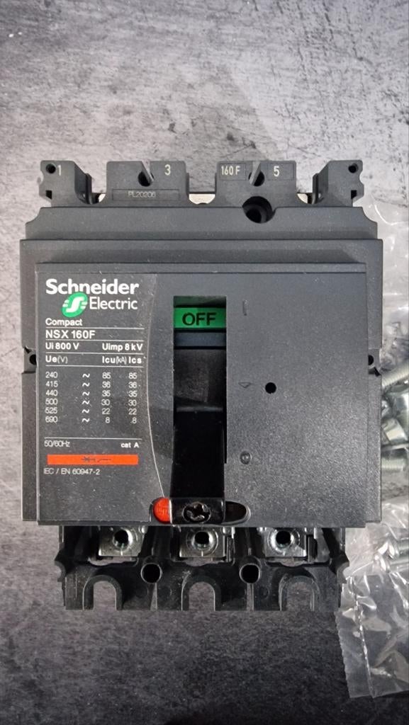 Schneider Electric Compact NSX-stroomonderbreker, Ophalen of Verzenden, Nieuw