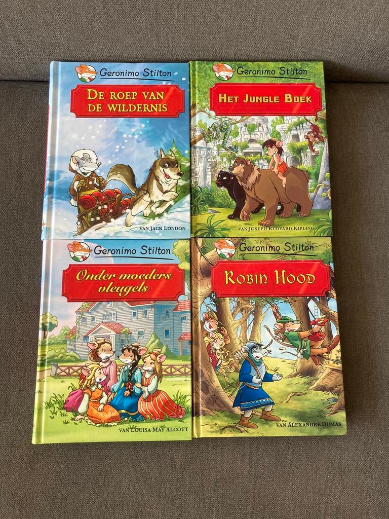 4 nouveaux livres de Geronimo Stilton, Enlèvement ou Envoi, Neuf, Fiction général