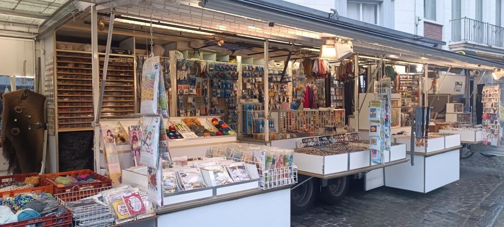 Marktkraam, stock, marktplaatsen