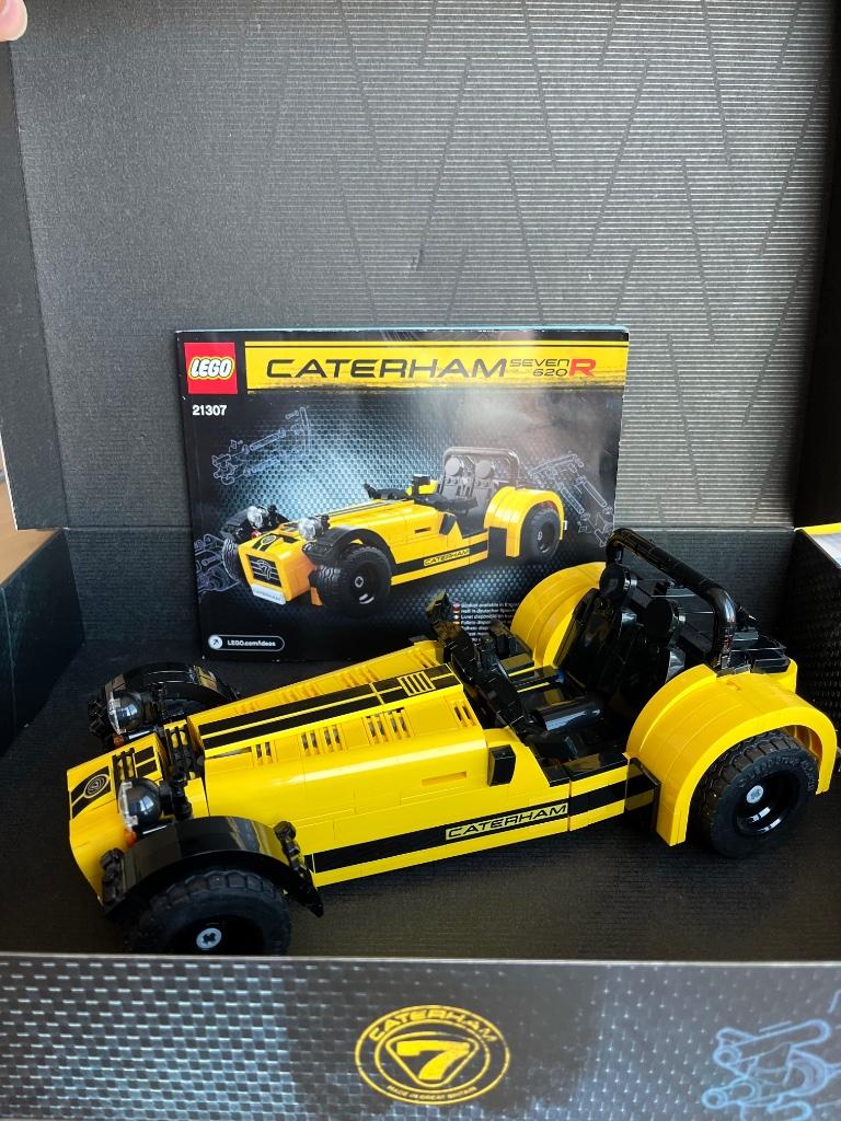 Lego 21307, de Caterham Seven 620R, compleet, verzamelobject, Kinderen en Baby's, Ophalen of Verzenden, Zo goed als nieuw, Complete set