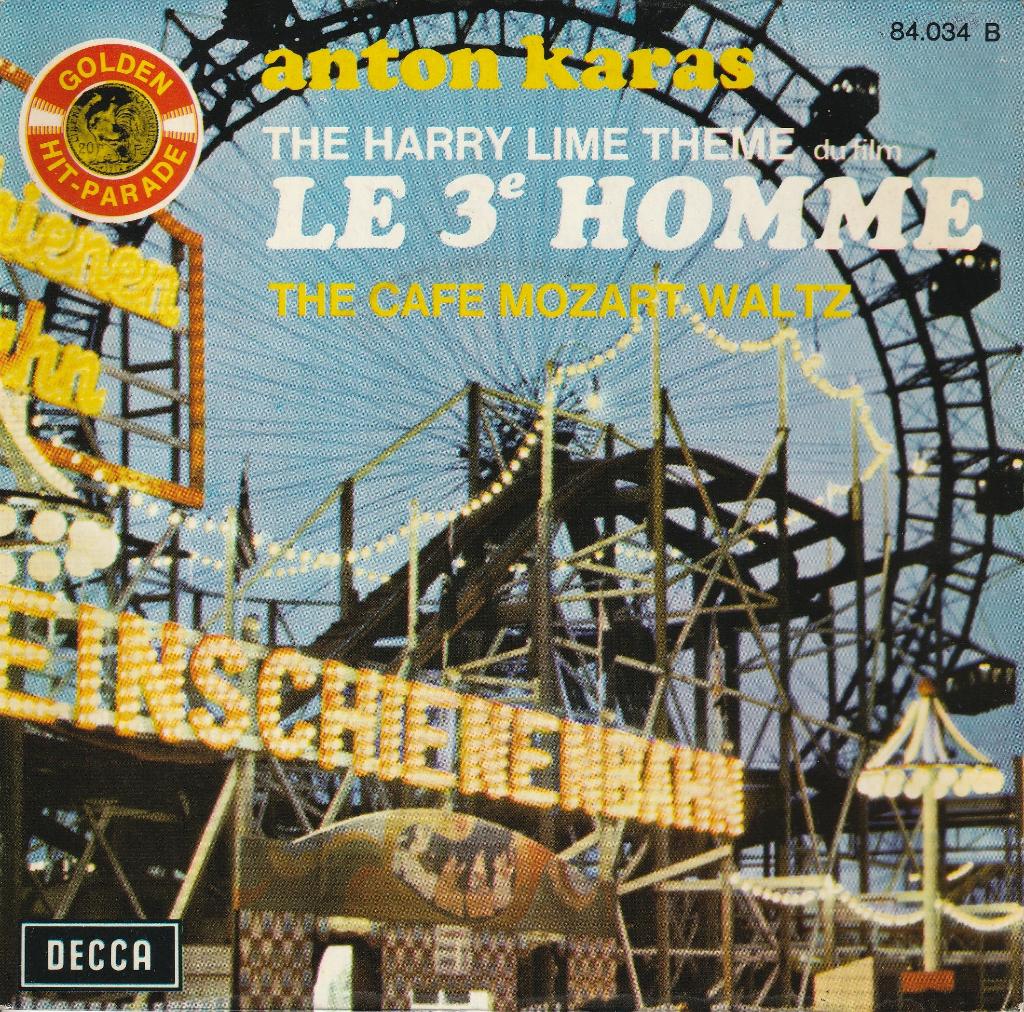 Anton Karas - Harry Lime Theme, CD & DVD, Vinyles Singles, Enlèvement ou Envoi, Single, Comme neuf, Musique de films et Bande son