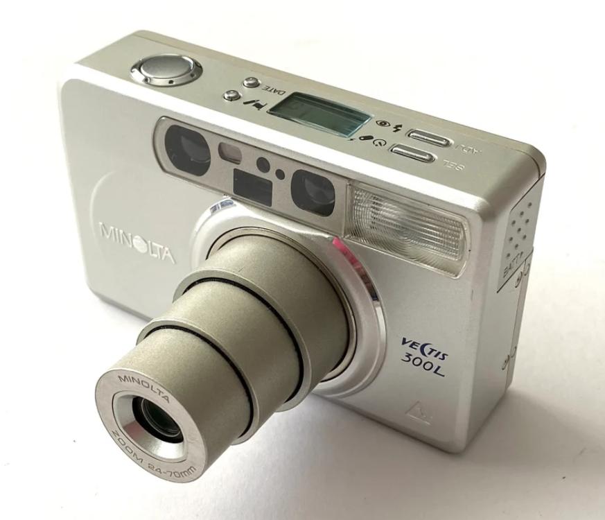 MINOLTA VECTIS 300-L aps filmcamera, Ophalen of Verzenden, Nieuw, Spiegelreflex, Minolta