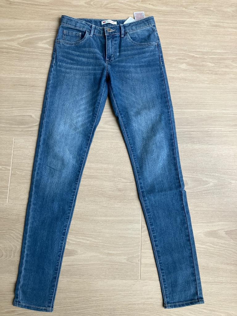 Mooie skinny jeans Levi’s, maat 164, Broek, Meisje, Ophalen of Verzenden, Zo goed als nieuw