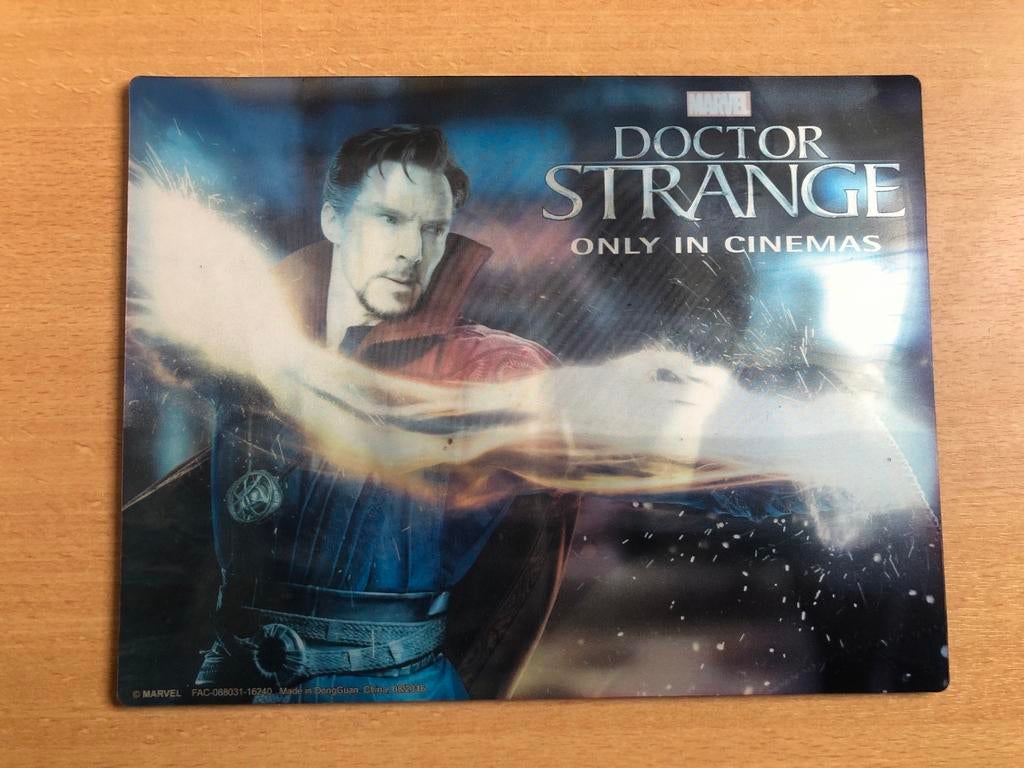Marvel - Doctor Strange - multi-angle 3D mousepad, Verzamelen, Film en Tv, Zo goed als nieuw, Ophalen of Verzenden