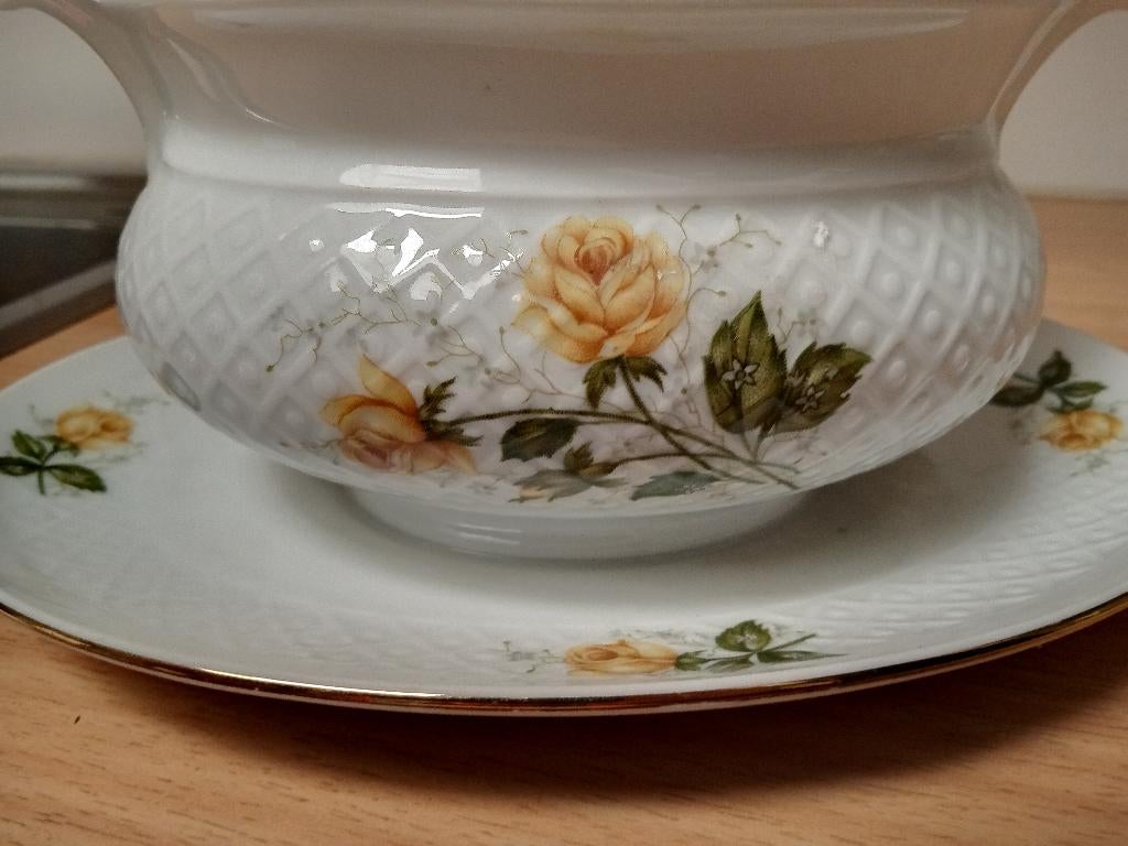 BAVARIA sauskommetje VINTAGE genummerd Seltmann Weiden, Antiek en Kunst, Antiek | Servies los, Ophalen of Verzenden