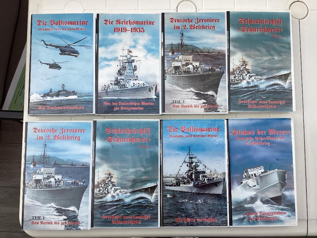 Video’s van Duitse marineschepen, Ophalen, Marine, Overige typen