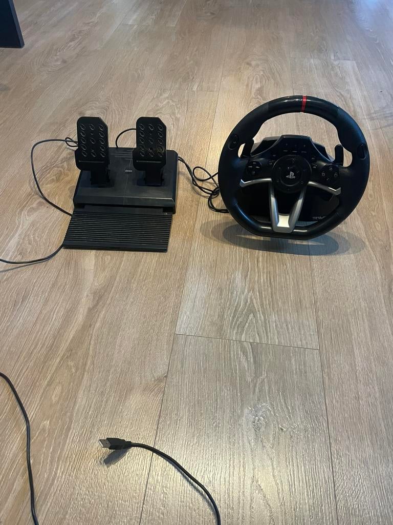 Hori racing wheel apex, Games en Spelcomputers, Verzenden, Gebruikt, Stuur of Pedalen, PlayStation 3