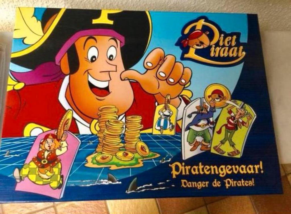 Piet Piraat bordspel in heel goede staat compleet, Hobby en Vrije tijd, Ophalen of Verzenden, Zo goed als nieuw