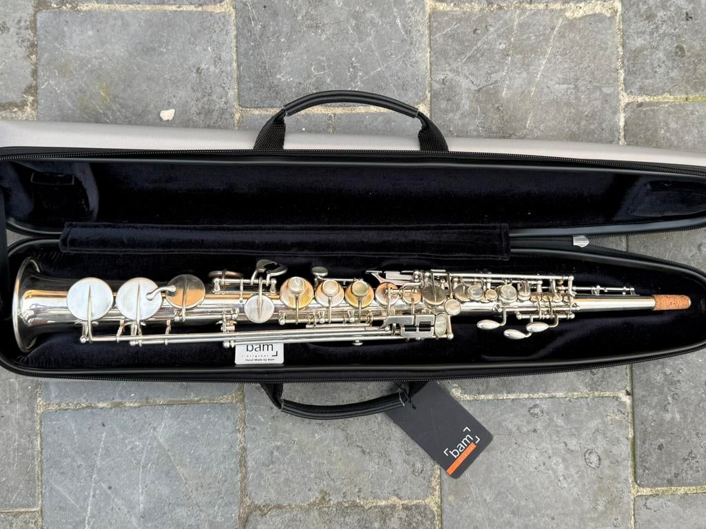 Saxophone Soprano Selmer Mark VI (1978) – Argenté, Restauré, Muziek en Instrumenten, Ophalen of Verzenden, Zo goed als nieuw, Sopraan