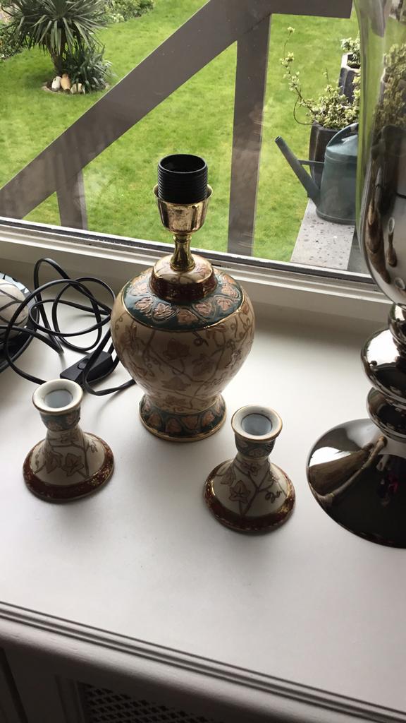 Lampadaire + 2 kandelaars, Huis en Inrichting, Ophalen of Verzenden, Zo goed als nieuw