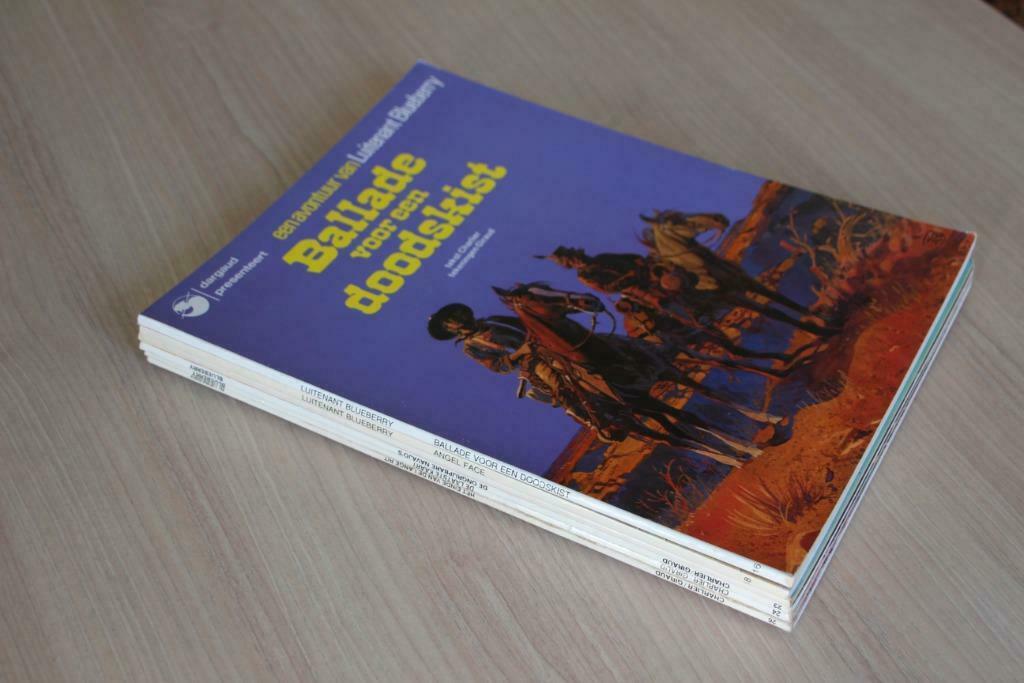 Luitenant Blueberry 1e druk, Meerdere stripboeken, Ophalen of Verzenden, Gelezen