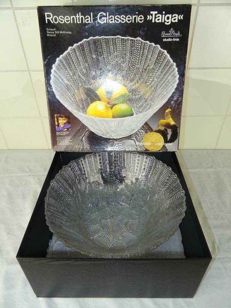 Nanny Still McKinney bol en cristal Rosenthal Studio Line, Enlèvement ou Envoi, Comme neuf, Autres matériaux, Balance