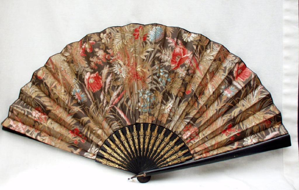 Grand ventilateur ancien - Chine., Enlèvement ou Envoi, Comme neuf