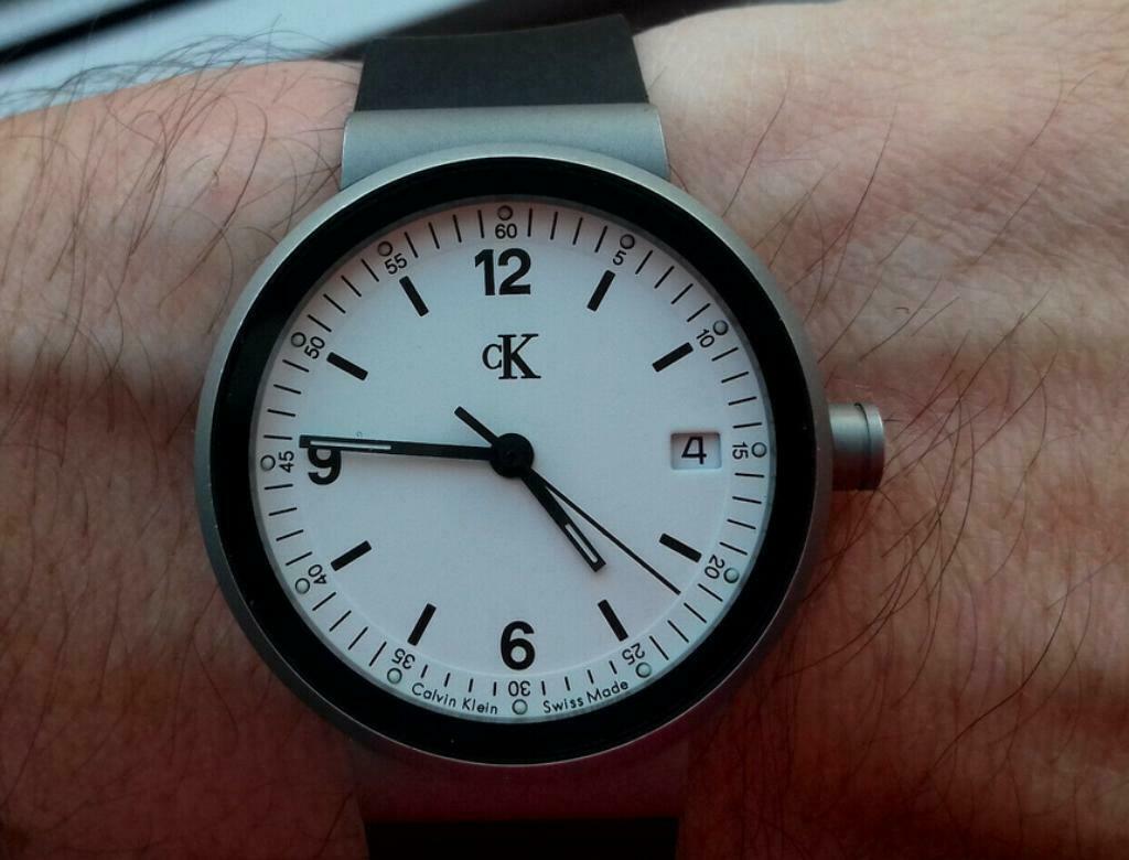 Calvin Klein K2151 Montre Collection Vintage, Montre-bracelet, Autres marques, Enlèvement, Utilisé