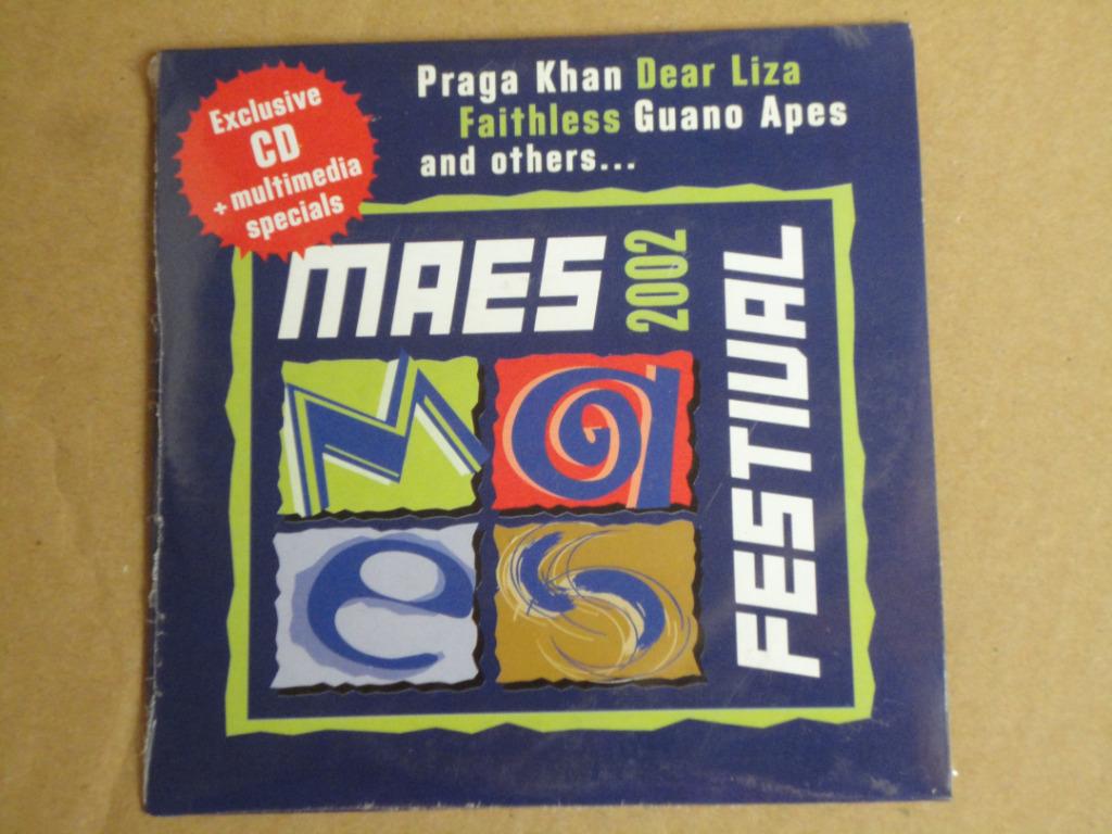 CD Maes Festival 2002 FAITHLESS/PRAGA KHAN/GUANO APES, Ophalen of Verzenden