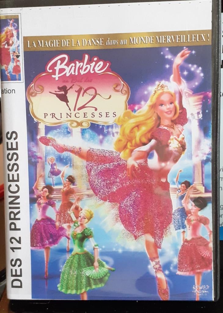 dvd barbie au bal des 12 princesses (2x0024), Enlèvement ou Envoi, Tous les âges, Autres genres, Utilisé