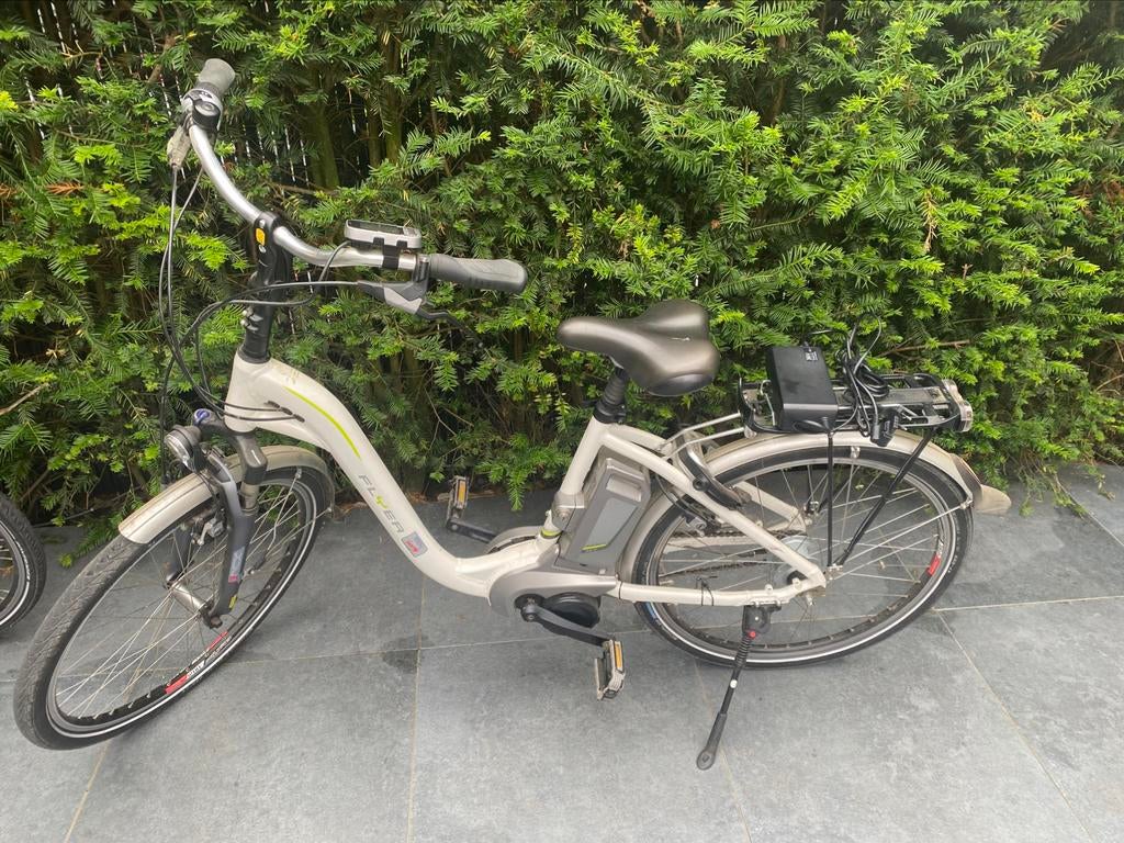 Damesfiets Flyer lage instap, Gebruikt, Minder dan 47 cm, 50 km per accu of meer, Ophalen