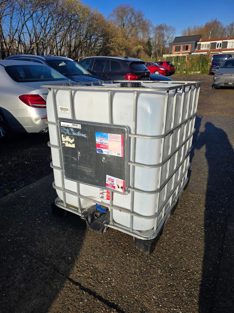 Cuve à eau 1000L, Jardin & Terrasse, Barils de pluie, 150 litres ou plus, Comme neuf, Enlèvement, Avec robinet