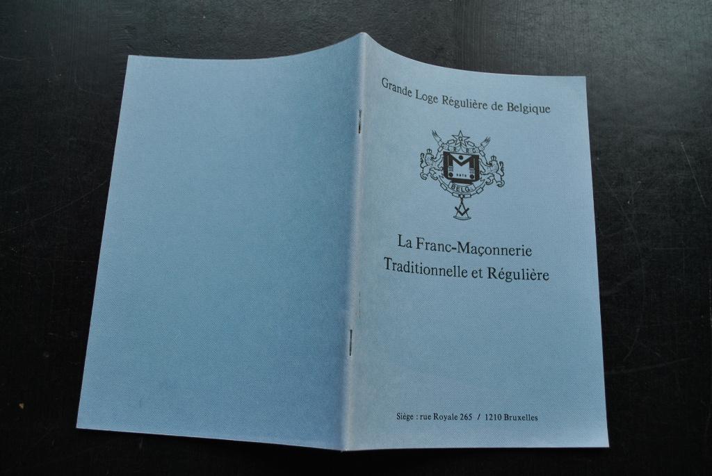 Grande Loge régulière Belgique Franc Maçonnerie Traditionnel, Livres, Ésotérisme & Spiritualité, Utilisé, Enlèvement ou Envoi