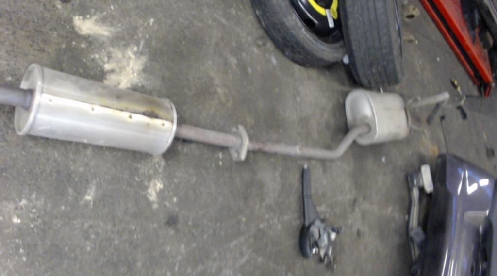 Ligne échappement Nissan Pixo 1.0i 50kw 2009-2013 LP/13602, Ophalen of Verzenden, Gebruikt, Nissan