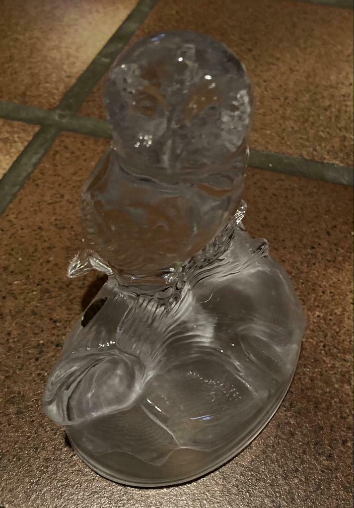 Statue de chouette en cristal., Collections, Enlèvement ou Envoi, Neuf, Animal