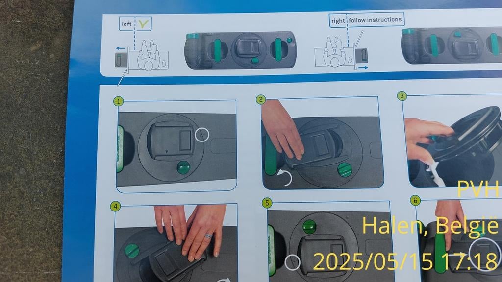 Thetford toilet-casette als nieuw. Type zie laatste foto, Ophalen, Zo goed als nieuw