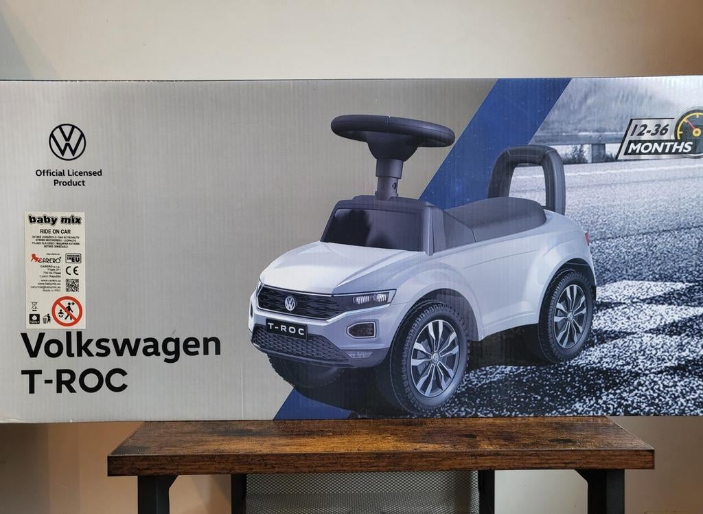 Volkswagen T-roc loopauto 12-36m *Nieuw, in doos*, Hobby en Vrije tijd, Ophalen of Verzenden, Auto