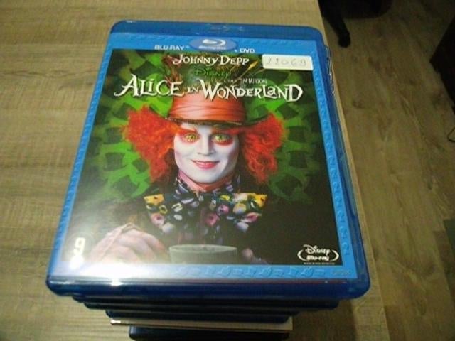 alice in wonderland  blu-ray + dvd, Cd's en Dvd's, Ophalen of Verzenden