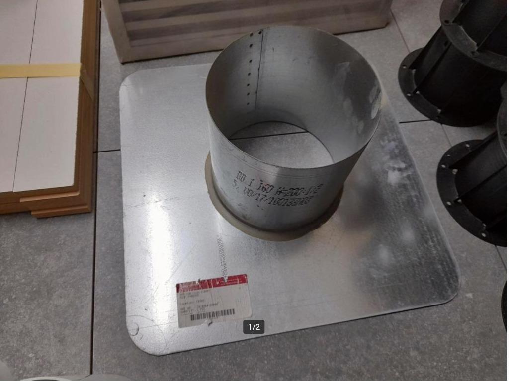 Dakdoorgang 210mm, Ophalen, Overige typen, Nieuw, Metaal