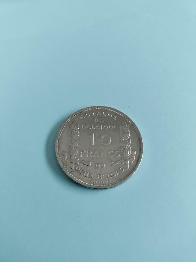 10 francs (DEUX BELGES) Albert Ier, Enlèvement ou Envoi