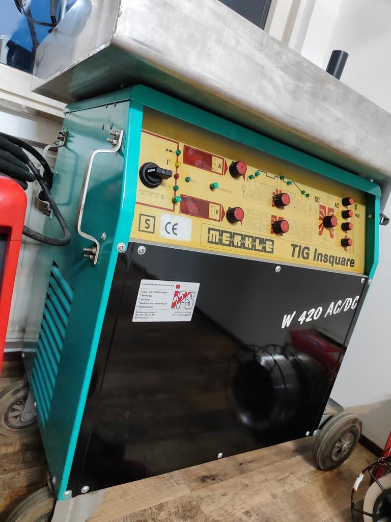 Merkle  Tig insquare W 420 Ac/dc, Ophalen of Verzenden, Zo goed als nieuw