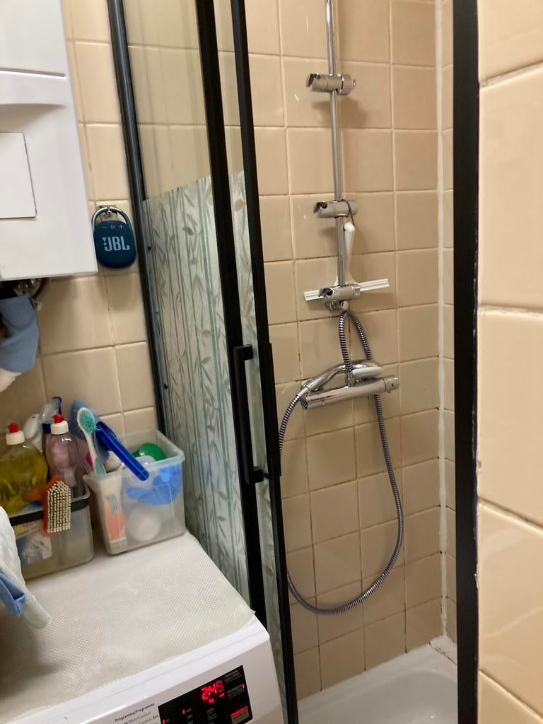 Te koop douchewand, Ophalen, Gebruikt, Glas, Douche