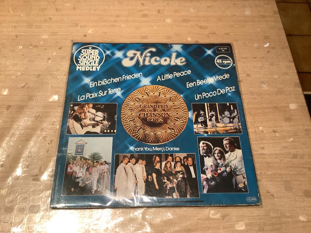 Maxi 45 tours vinyles de nicole, CD & DVD, Enlèvement, Utilisé, 12 pouces