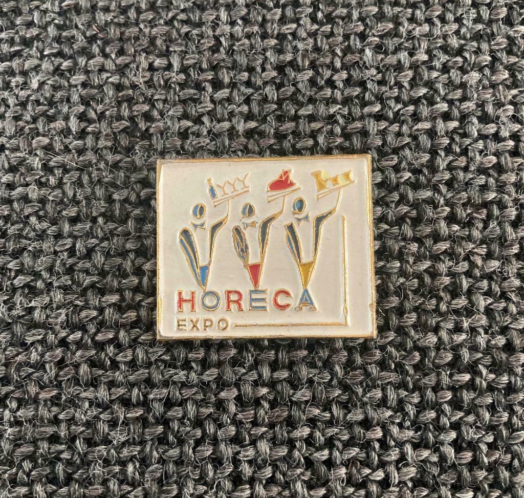 PIN - HORECA EXPO, Collections, Broches, Pins & Badges, Envoi, Utilisé, Autres sujets/thèmes, Insigne ou Pin's